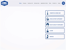 Tablet Screenshot of chemicogroup.com